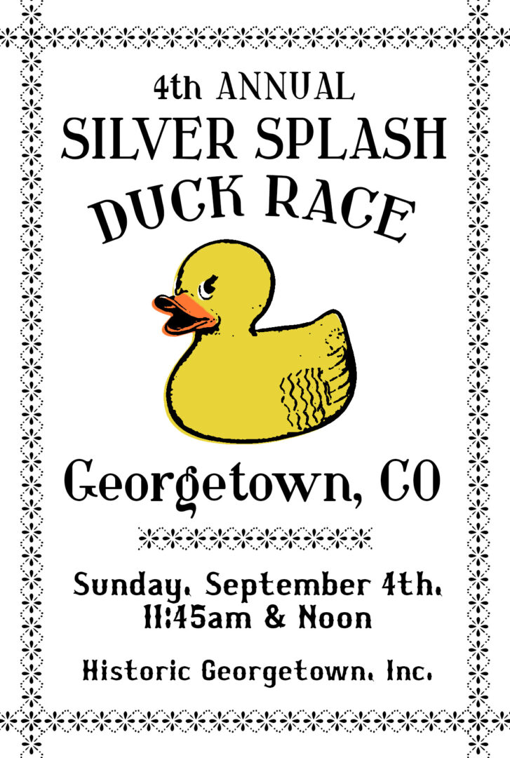 Duck Race Card Front Duck Race Card Front